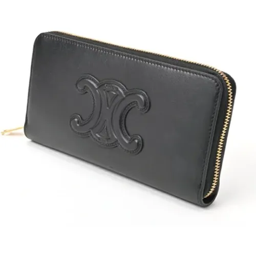 Pre-owned Wallets, female, , Size: ONE SIZE Pre-owned Leather wallets - Celine Vintage - Modalova