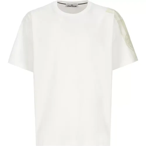 T-shirts and Polos , male, Sizes: L, XL - Stone Island - Modalova