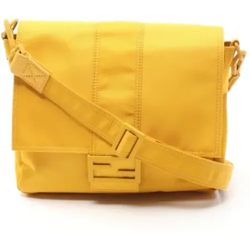 Pre-owned Cross Body Bags, female, , Size: ONE SIZE Pre-owned Nylon shoulder-bags - Fendi Vintage - Modalova