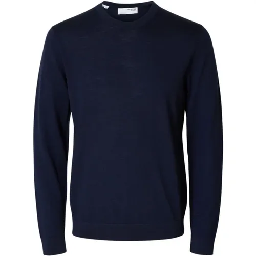 Langarm Pullover für Männer , Herren, Größe: 2XL - Selected Homme - Modalova