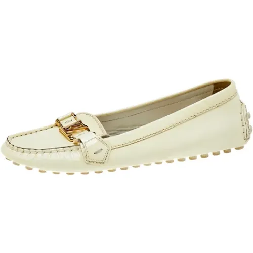 Pre-owned Flats, female, , Size: 9 1/2 US Pre-owned Leather flats - Louis Vuitton Vintage - Modalova