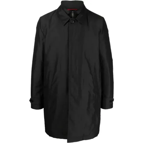 Padded Coat with Water-Repellent Poplin , male, Sizes: 2XL, L - Fay - Modalova