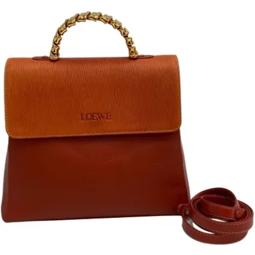 Pre-owned Leather handbags , female, Sizes: ONE SIZE - Loewe Pre-owned - Modalova