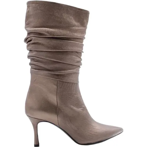 Heeled Boots , female, Sizes: 7 UK, 5 UK - Enzo Di Martino - Modalova