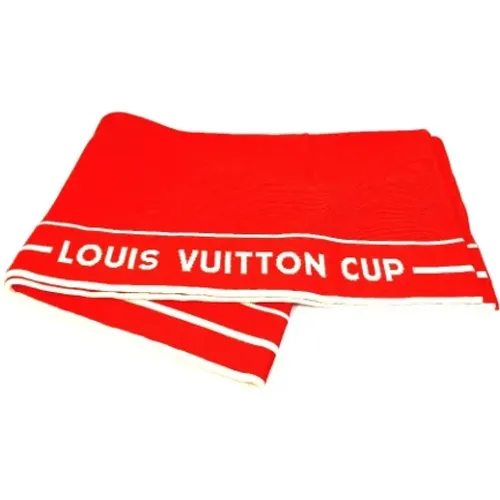 Pre-owned Scarves, female, , Size: ONE SIZE Pre-owned Cotton scarves - Louis Vuitton Vintage - Modalova