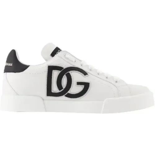 Leather sneakers , female, Sizes: 3 UK - Dolce & Gabbana - Modalova