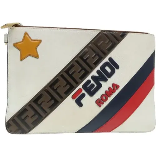 Pre-owned Leather clutches , female, Sizes: ONE SIZE - Fendi Vintage - Modalova