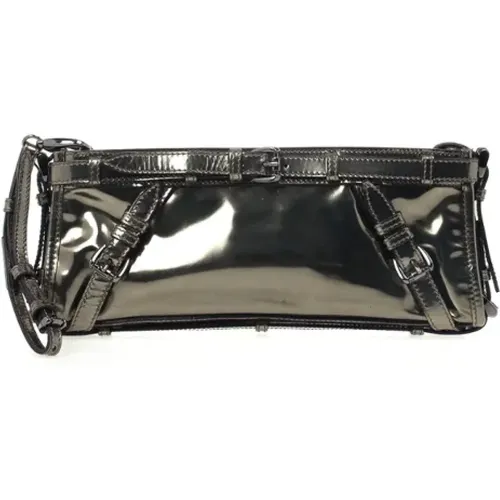 Pre-owned Clutches, female, , Size: ONE SIZE Pre-owned Leather clutches - Burberry Vintage - Modalova