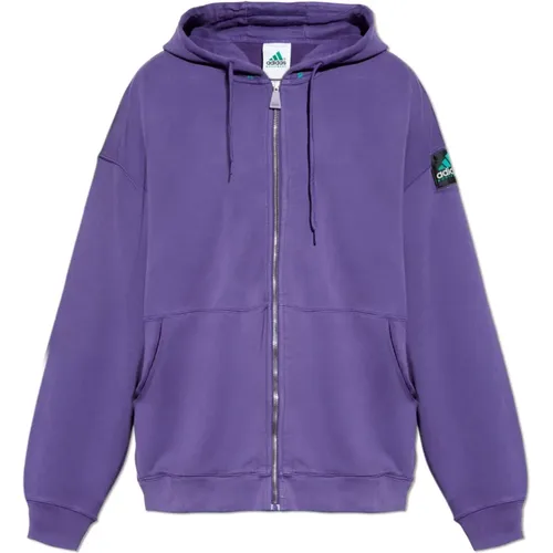 Zip-throughs, male, , Size: M Sweatshirt with logo - adidas Originals - Modalova