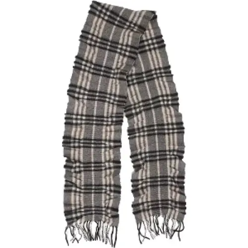 Pre-owned Scarves, female, , Size: ONE SIZE Pre-owned Cashmere scarves - Burberry Vintage - Modalova