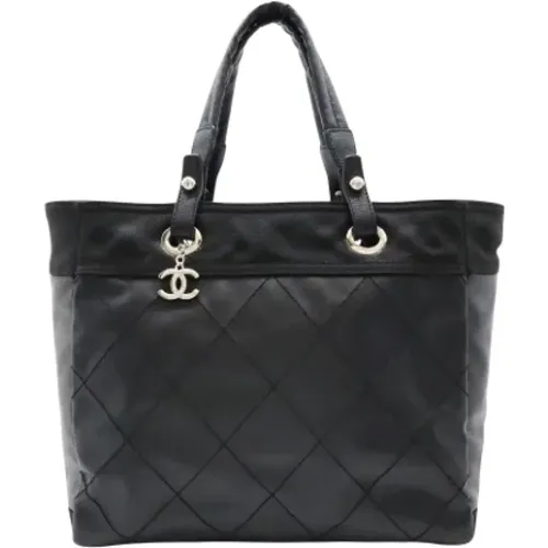 Pre-owned Tote Bags, female, , Size: ONE SIZE Pre-owned Leather chanel-bags - Chanel Vintage - Modalova