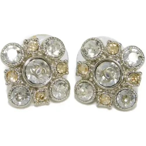 Pre-owned Metal earrings , female, Sizes: ONE SIZE - Chanel Vintage - Modalova