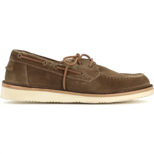 Military Suede Boat Moccasin , male, Sizes: 10 UK, 7 UK - Astorflex - Modalova