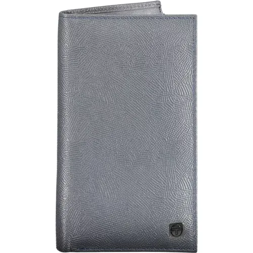 Wallets & Cardholders, male, , Size: ONE SIZE Elegant Leather Wallet with Two Compartments - Sergio Tacchini - Modalova