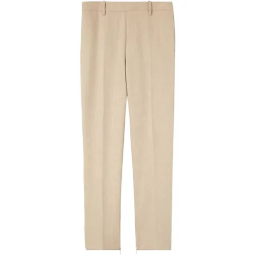 Straight Trousers, male, , Size: S Trousers - Off White - Modalova