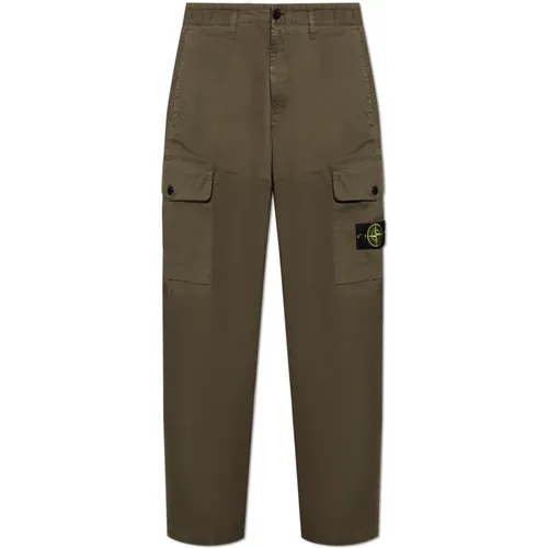 Straight Trousers, male, , Size: W34 Cargo pants - Stone Island - Modalova