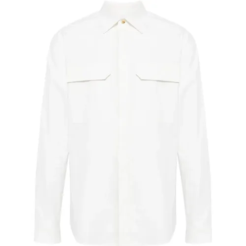 Casual Long Sleeve Cotton Shirt , male, Sizes: L, XL - Rick Owens - Modalova