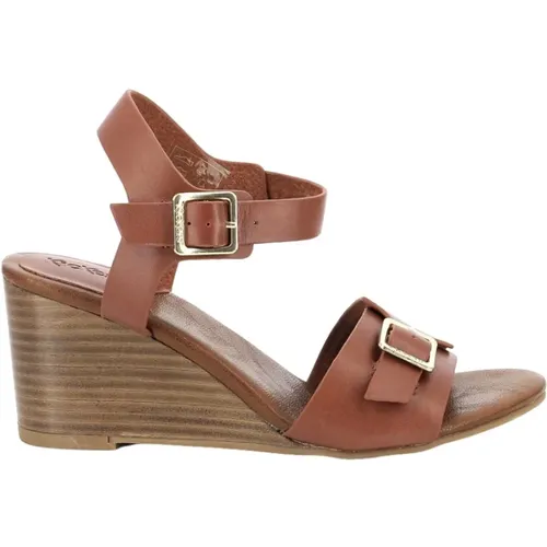 Bequeme Leder Sandalen Kick Vodou , Damen, Größe: 37 EU - Kickers - Modalova