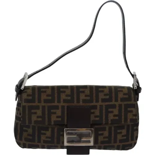 Pre-owned Canvas fendi-bags , female, Sizes: ONE SIZE - Fendi Vintage - Modalova