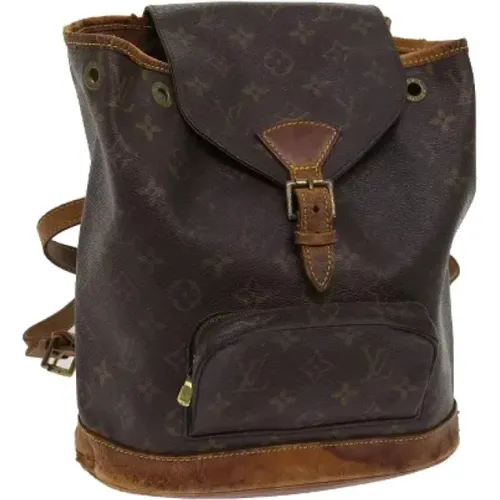 Pre-owned Backpacks, female, , Size: ONE SIZE Pre-owned Canvas backpacks - Louis Vuitton Vintage - Modalova