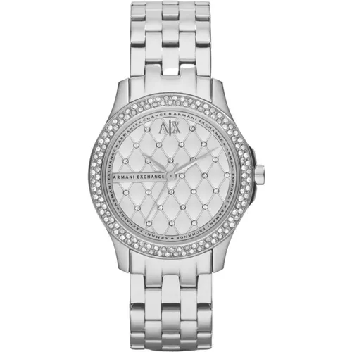 Watches, unisex, , Size: ONE SIZE Silver Women's Fashion Watch - Armani Exchange - Modalova