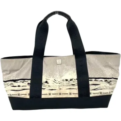 Pre-owned Tote Bags, female, , Size: ONE SIZE Pre-owned Canvas chanel-bags - Chanel Vintage - Modalova