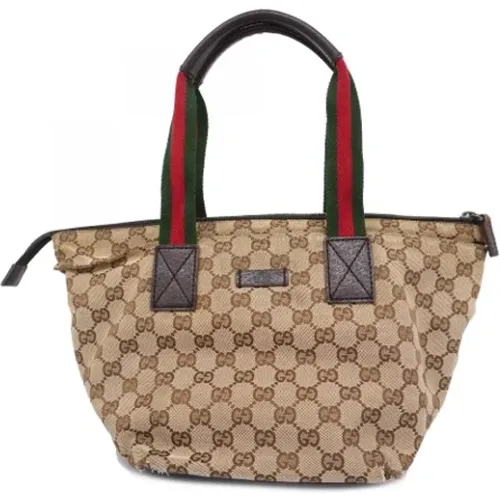 Pre-owned Canvas gucci-bags , female, Sizes: ONE SIZE - Gucci Vintage - Modalova