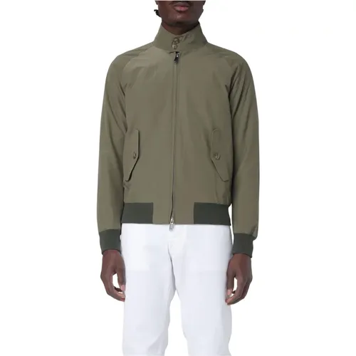 Light Jackets, male, , Size: 2XS Classic Harrington Jacket in Army Color - Baracuta - Modalova