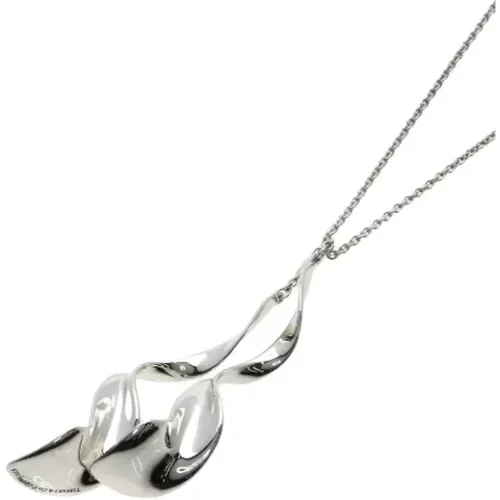 Pre-owned Jewellery, female, , Size: ONE SIZE Pre-owned Silver necklaces - Tiffany & Co. Pre-owned - Modalova