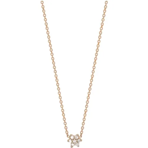 Diamond Mini Star Halskette , Damen, Größe: ONE Size - Ginette NY - Modalova