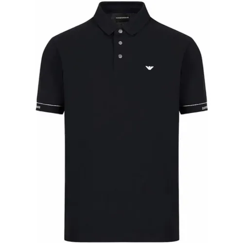 Klassisches Poloshirt aus reiner Baumwolle , Herren, Größe: M - Armani - Modalova