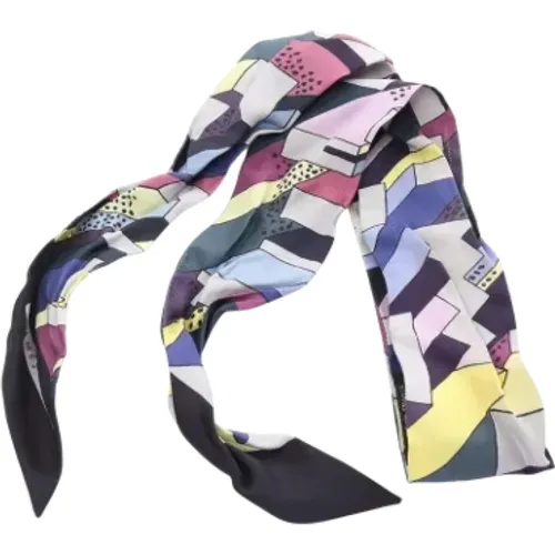 Pre-owned Scarves, female, , Size: ONE SIZE Pre-owned Silk scarves - Hermès Vintage - Modalova