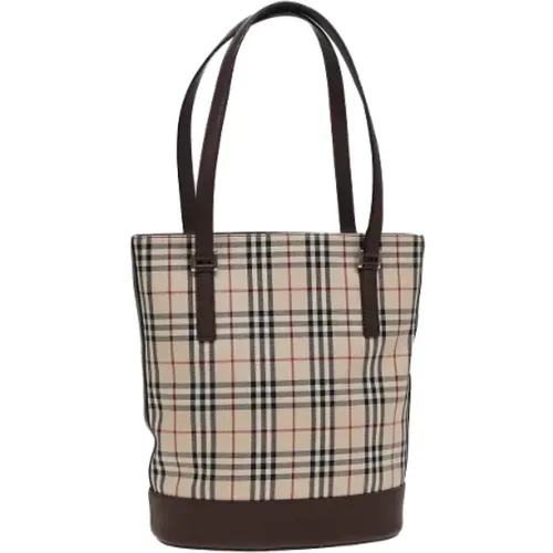 Pre-owned Canvas totes , female, Sizes: ONE SIZE - Burberry Vintage - Modalova