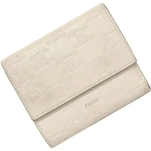 Pre-owned Wallets, female, , Size: ONE SIZE Pre-owned Leather wallets - Celine Vintage - Modalova