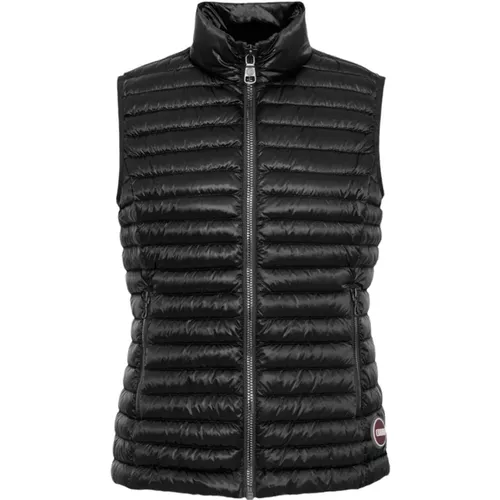 Schwarze ärmellose Jacke - Aw23 Kollektion , Damen, Größe: M - Colmar - Modalova