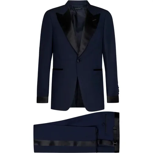 Midnight Single Breasted Suit , male, Sizes: XL - Tom Ford - Modalova