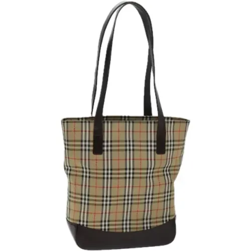 Pre-owned Tote Bags, female, , Size: ONE SIZE Pre-owned Canvas totes - Burberry Vintage - Modalova