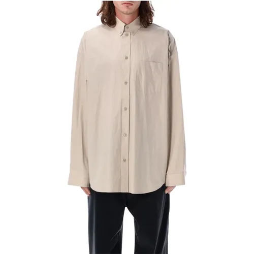 Oversized Shirt in Trendy Style , male, Sizes: L, M - Balenciaga - Modalova