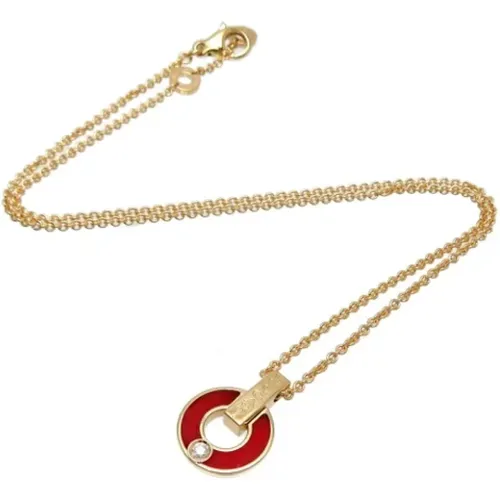 Pre-owned Jewellery, female, , Size: ONE SIZE Pre-owned Gold necklaces - Bvlgari Vintage - Modalova