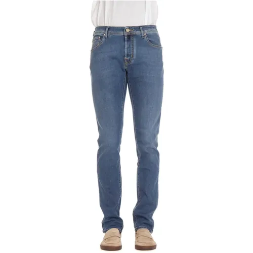 Slim-Fit Sartorial Denim Jeans Nick , Herren, Größe: W36 - Jacob Cohën - Modalova