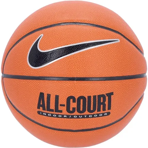 Sport Accessories, unisex, , Size: ONE SIZE All Court Basketball Amber/Black/Silver - Nike - Modalova