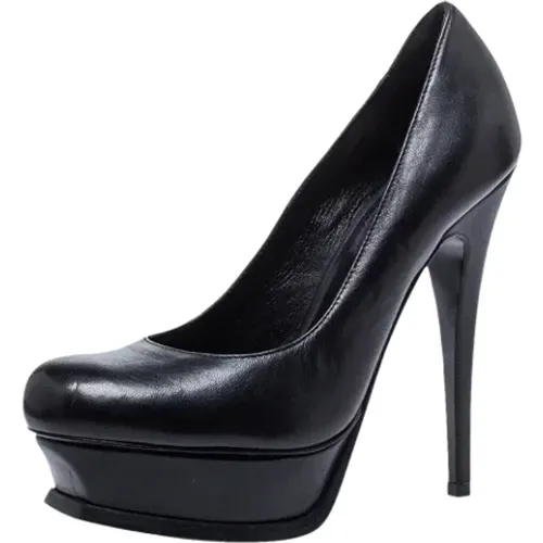 Pre-owned Pumps, female, , Size: 6 US Pre-owned Leather heels - Yves Saint Laurent Vintage - Modalova