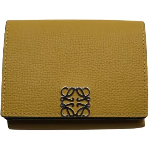 Pre-owned Suede wallets , female, Sizes: ONE SIZE - Loewe Pre-owned - Modalova