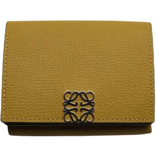 Pre-owned Wallets, female, , Size: ONE SIZE Pre-owned Suede wallets - Loewe Pre-owned - Modalova