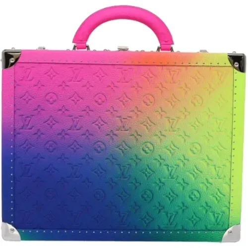 Pre-owned Weekend Bags, unisex, , Size: ONE SIZE Pre-owned Multicolored Leather Louis Vuitton Travel Bag - Louis Vuitton Vintage - Modalova