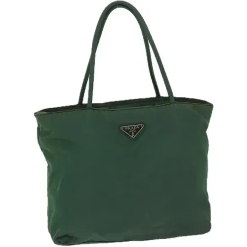 Pre-owned Tote Bags, female, , Size: ONE SIZE Pre-owned Nylon handbags - Prada Vintage - Modalova