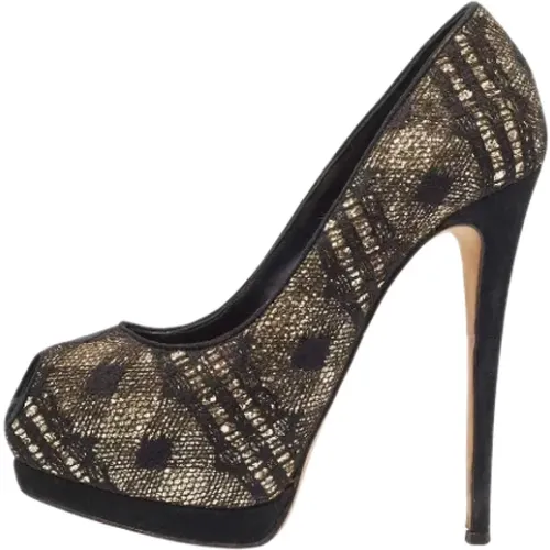 Pre-owned Pumps, female, , Size: 7 US Pre-owned Lace heels - Giuseppe Zanotti Pre-owned - Modalova