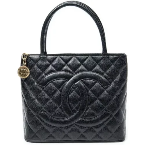 Pre-owned Leather totes , female, Sizes: ONE SIZE - Chanel Vintage - Modalova