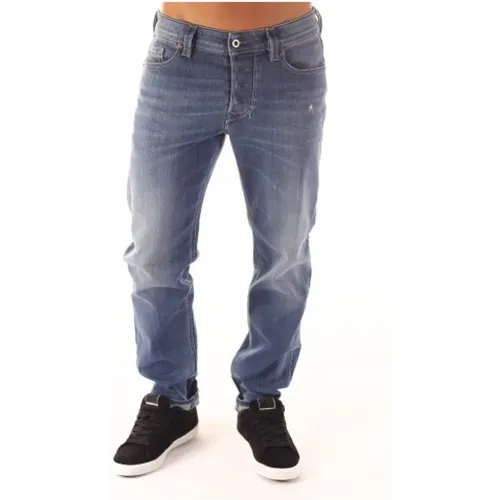 Tapered Fit Denim Jeans , Herren, Größe: W31 - Diesel - Modalova