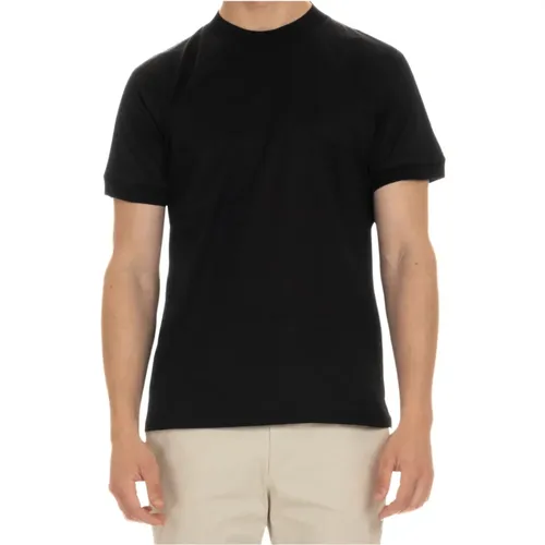 Mercerized Cotton T-shirt Polo , male, Sizes: L - Tagliatore - Modalova